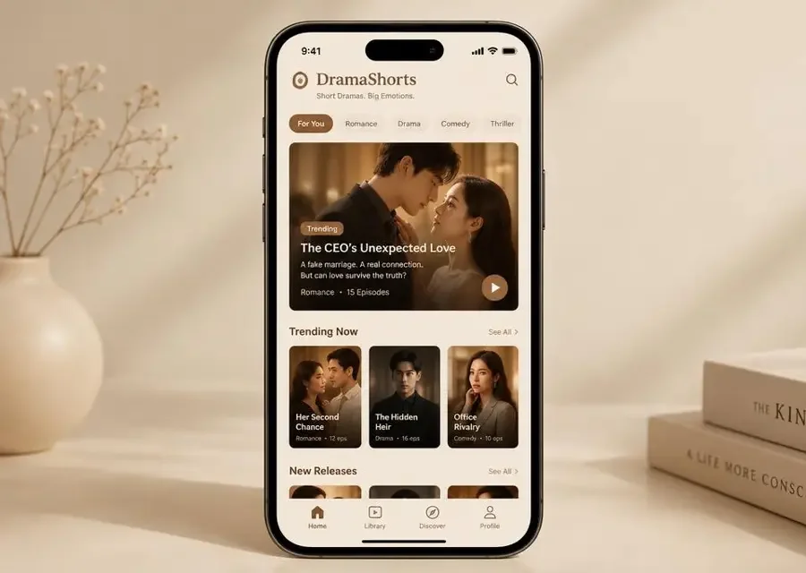 红果漫剧 App 手机界面展示